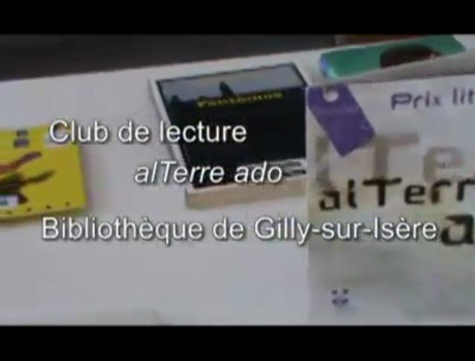 Club lecture alTerre ado du 15 mars 2013 - Savoie-biblio