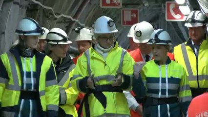 Visite de Delphine Batho au Laboratoire souterrain le 4 février 2013