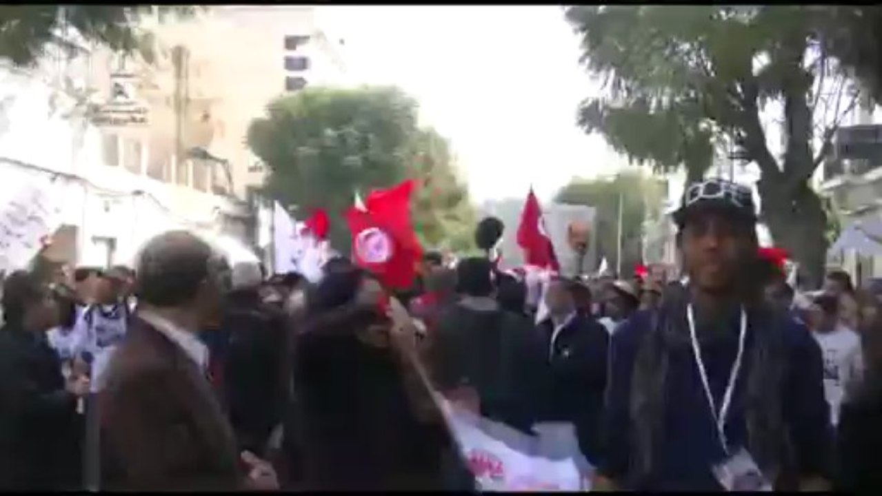 مظاهرة أربعينية شكري بلعيد
