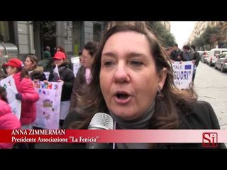 Napoli - La marcia dei bambini dell'associazione La Fenicia (18.03.13)