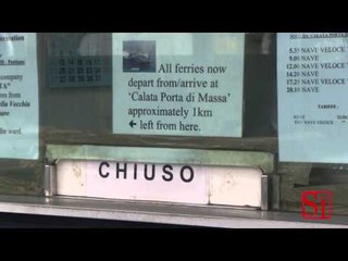 Napoli - Maltempo, traghetti fermi (18.03.13)