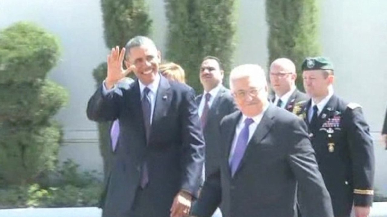 Obama meets Abbas in Ramallah