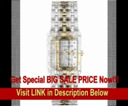 [BEST BUY] Raymond Weil Women's 5971-STP-00995 Tango Diamond Accented 18k Gold-Plated and Stainless Steel Watch