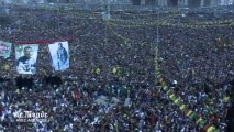 Plus de 250 000 Kurdes rassemblés à l'annonce de la trêve du PKK