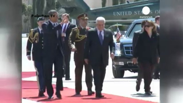 El líder palestino Mahmud Abás ha recibido esta...
