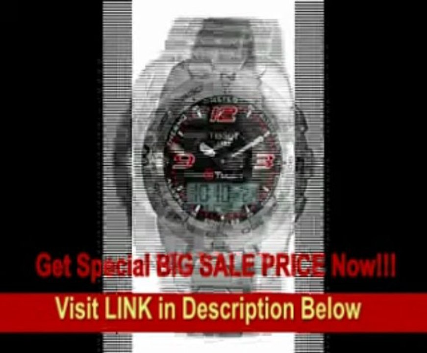 [BEST BUY] Tissot Men's T0134201105700 T-Touch Expert Stainless Steel Black Dial Watch