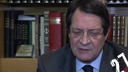 Nikos Anastasiades interview before the elections
