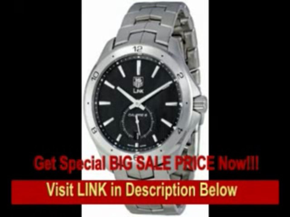 [BEST BUY] TAG Heuer Men's WAT2110.BA0950 Link Black Dial Watch