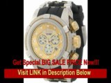 [BEST PRICE] Invicta Men's 0828 Bolt Zeus Reserve Chronograph Mother-Of-Pearl Dial Black Polyurethane Watch