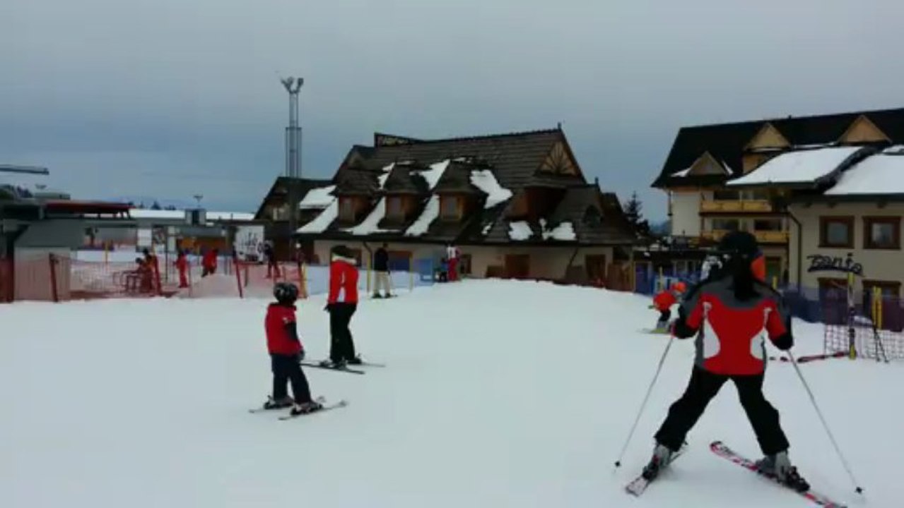 Białka 18.03.2013. Bartek na trasie Kotelnica