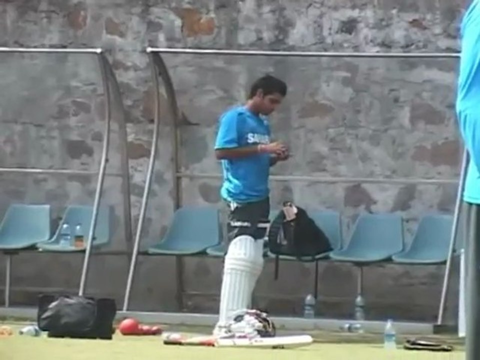 India in practice session