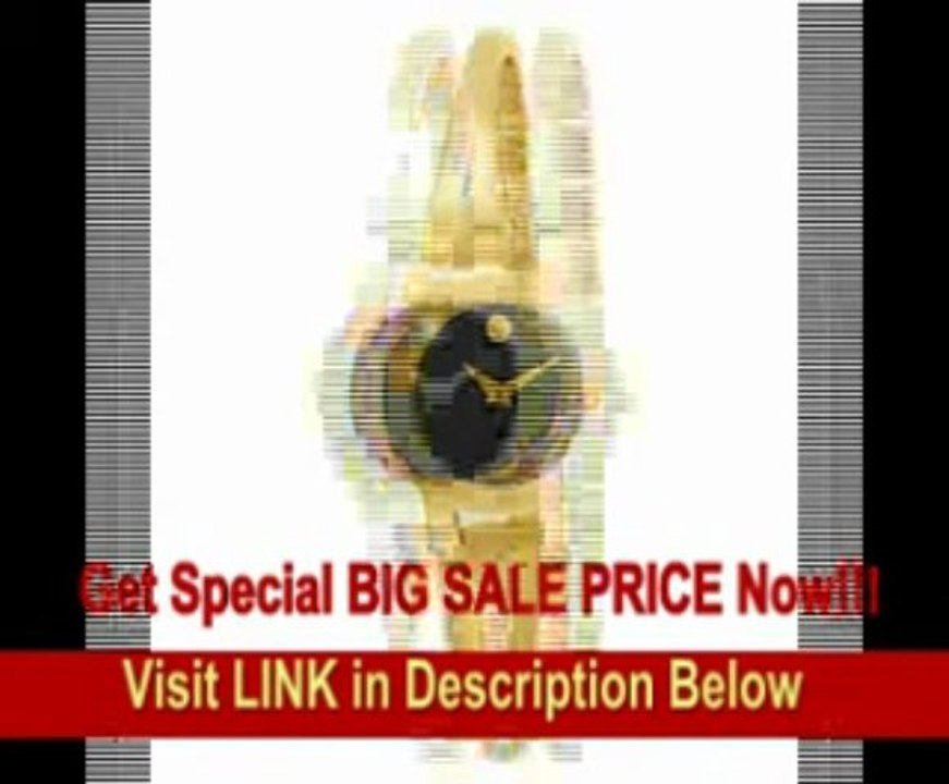 [SPECIAL DISCOUNT] Movado Women's 604758 Amorosa Gold-Tone Stainless Steel Bangle Bracelet Watch