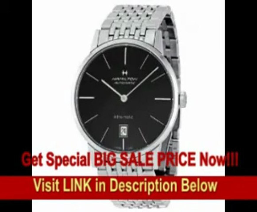 [FOR SALE] Hamilton Intra-Matic Untra-slim Automatic Black Dial Mens Watch H384Black Dial Mens Watch H38455131