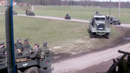 Véhicules américains, ville : Haguenau, France.