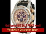 [BEST BUY] Invicta Men's 0829BBB Bolt Reserve Chronograph Black Mother-Of-Pearl Dial Black Polyurethane Watch