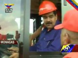 Nicolás Maduro manejó un autobús en la Faja Petrolífera del Orinoco