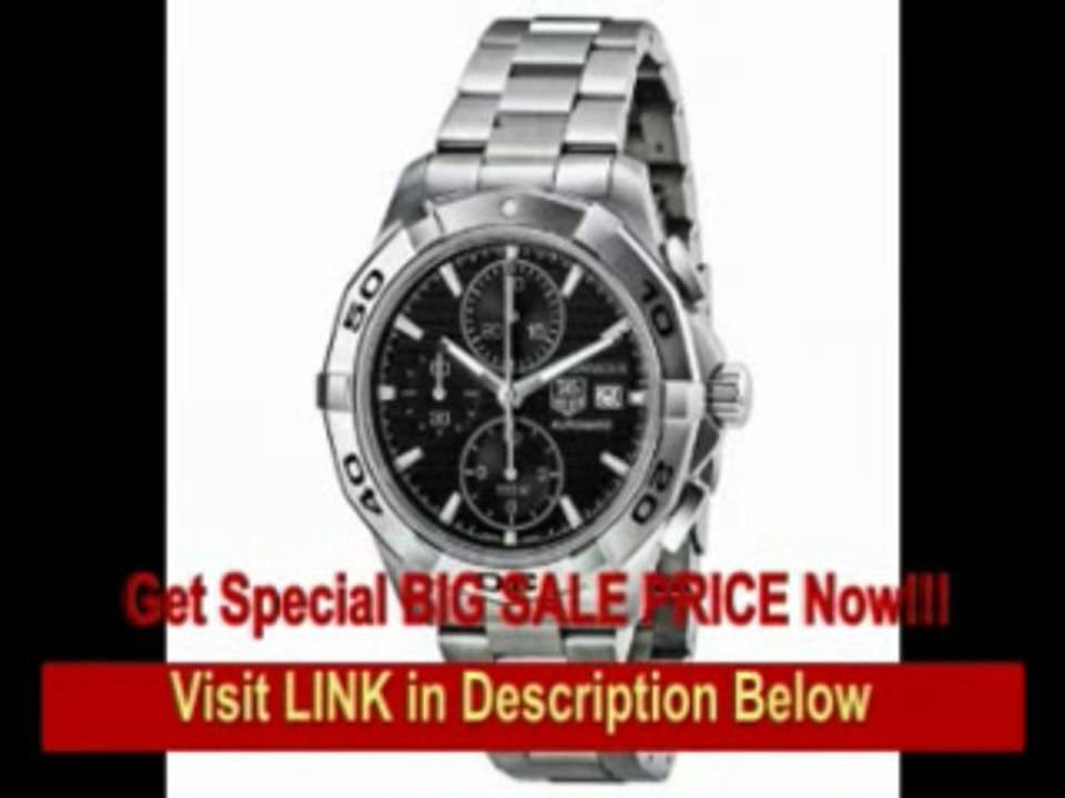 [REVIEW] Tag Heuer Aquaracer Automatic Black Dial Chronograph Mens Watch CAP2110.BA0833
