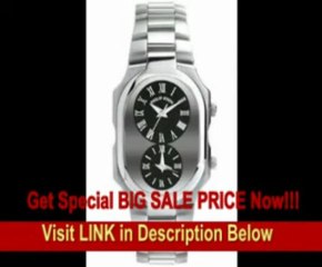 [BEST PRICE] Philip Stein Teslar Large Stainless Steel Black Watch 2-G-CB-SS