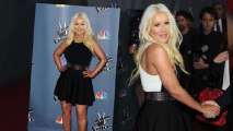 Christina Aguilera Shows New Slim Figure