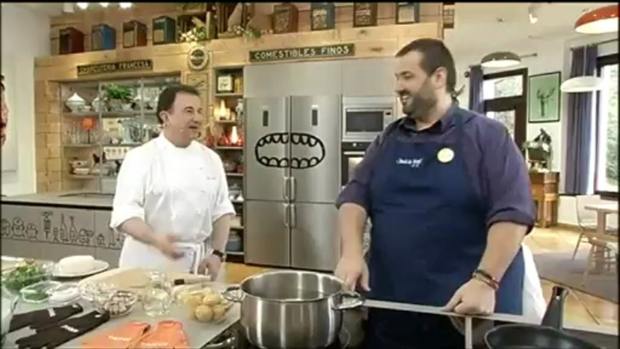 Robin Food (Coliflor con salsa de jamón y queso)