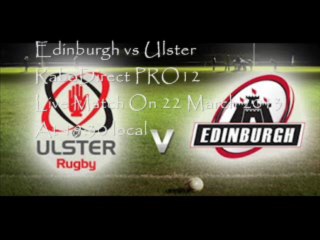 Rugby Edinburgh vs Ulster