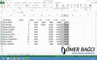 Excel Videoları-ileri excel-excel de Hesaplama Yöntemleri