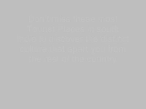 Get Exciting Offers in South India Vacation Packages