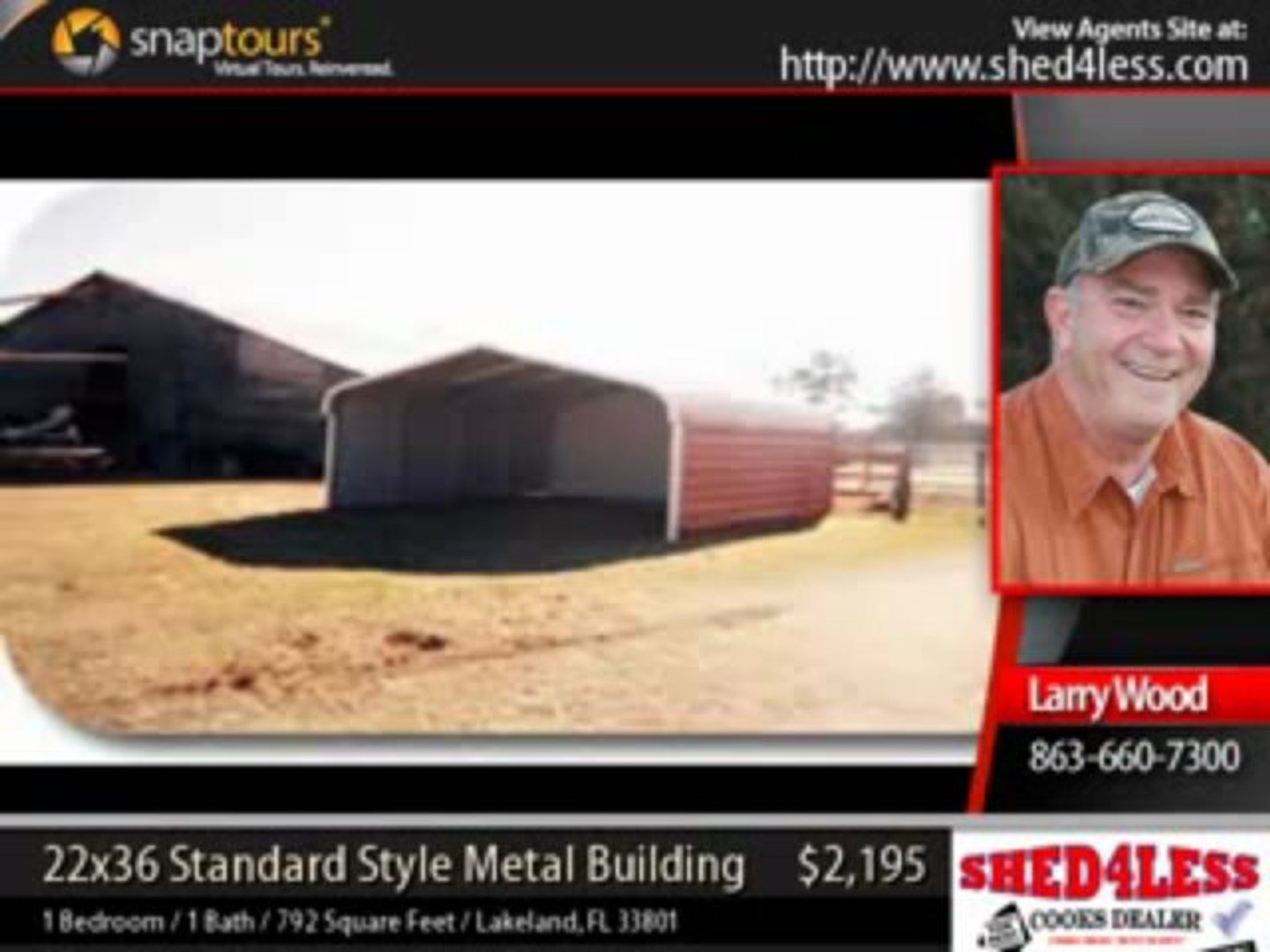 ⁣metal buildings - 22x36 Standard Style Metal Building - YouTube