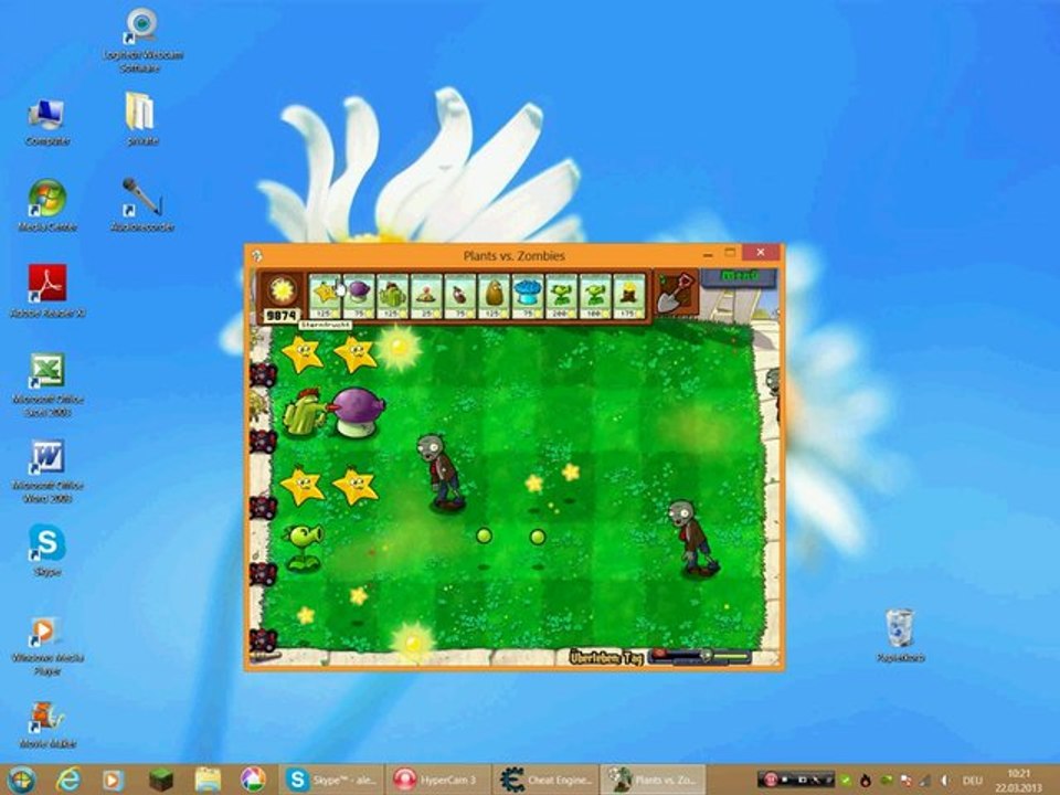 Pflanzen gegen Zombies unendlich sonnen