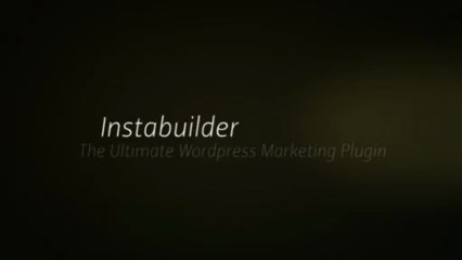 Instabuilder - The Ultimate Wordpress Marketing Plugin