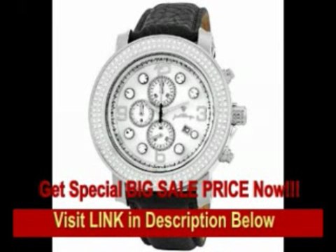 [BEST PRICE] JBW Men's JB-6116L-160-C Tazo Stainless-Steel Chronograph 1.60 Carat Diamond Watch