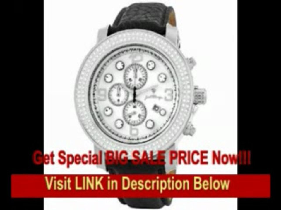 [BEST PRICE] JBW Men's JB-6116L-160-C Tazo Stainless-Steel Chronograph 1.60 Carat Diamond Watch