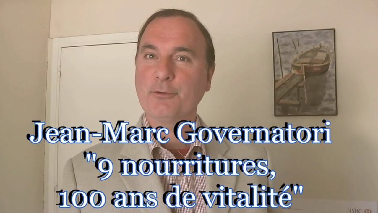 "9 nourritures, 100 ans de vitalité" de Jean-Marc Governatori