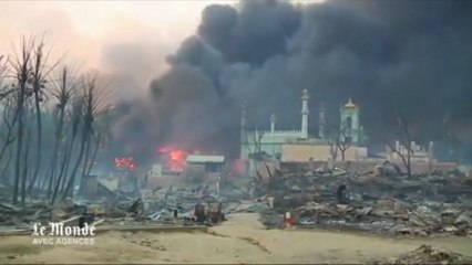 Violences interreligieuses en Birmanie : des quartiers entiers de Meiktila en flammes