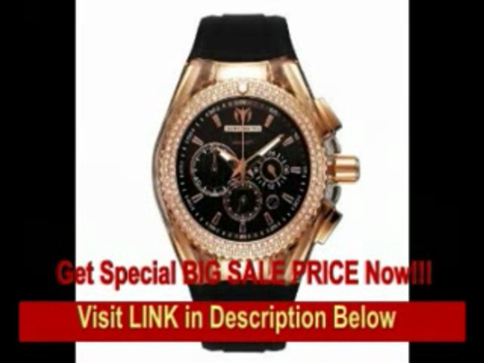 [FOR SALE] TechnoMarine Unisex 110053 Cruise Original Star Chronograph Black Dial Watch