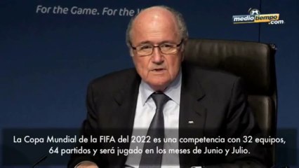 JOSEPH BLATTER DEFIENDE MUNDIAL EN QATAR.mov