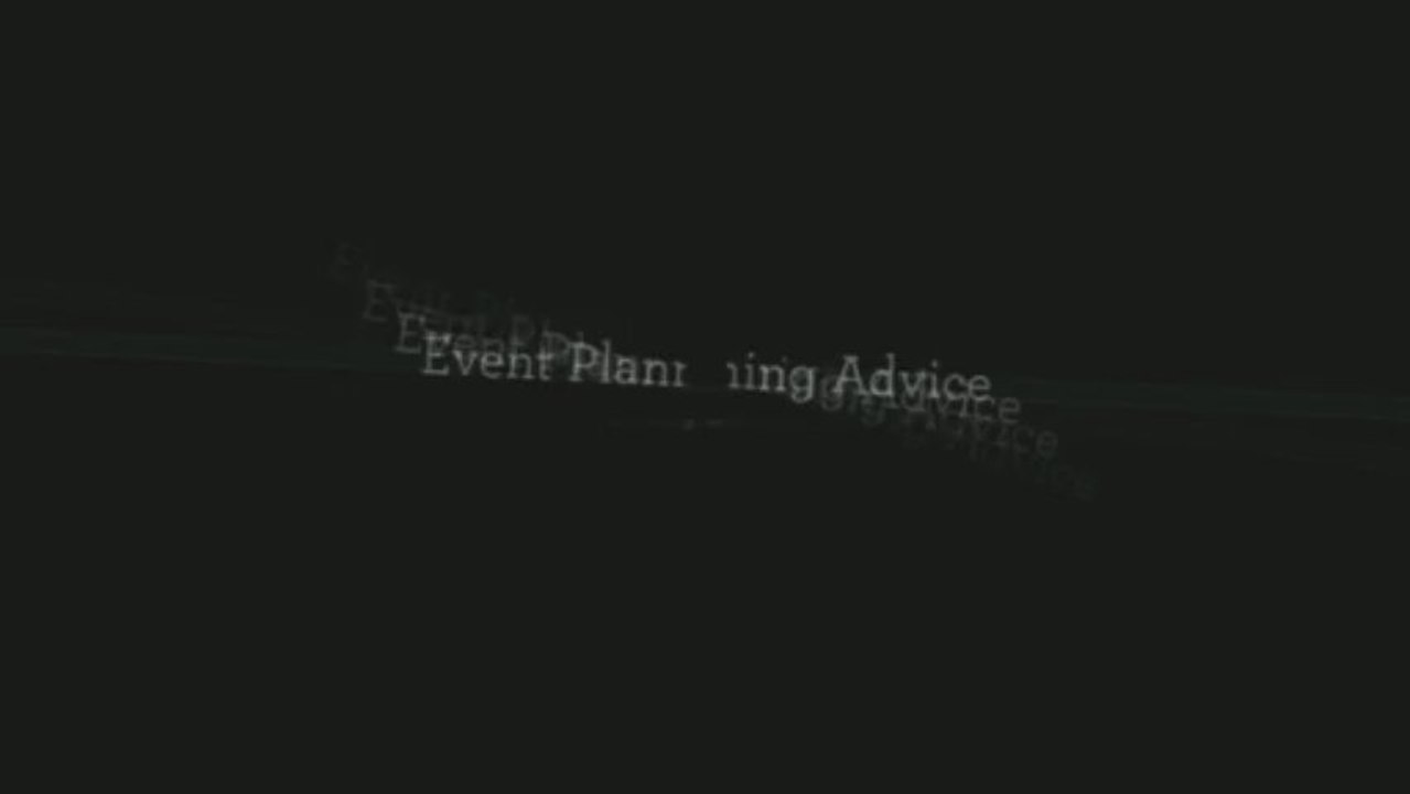 Event planning tips