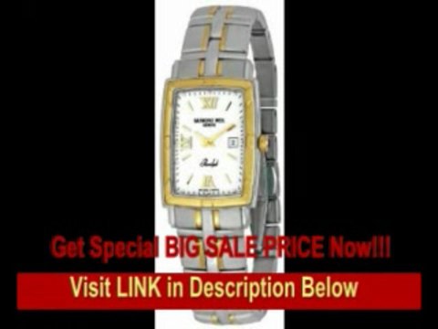 [FOR SALE] Raymond Weil Men's 9340-STG-00307 Parsifal White Textured Dial Watch