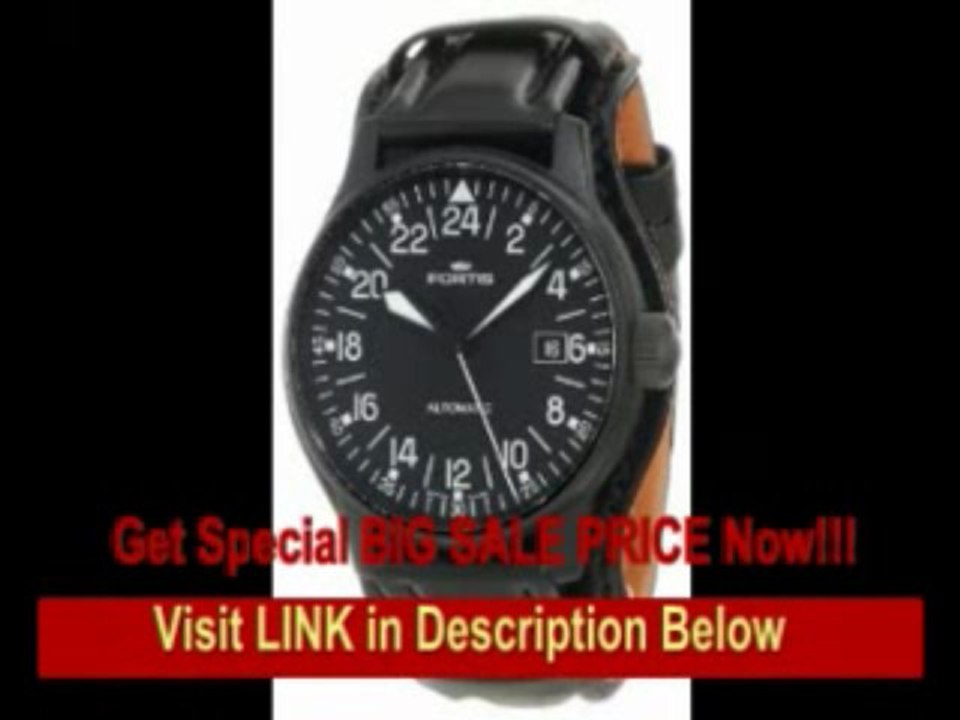[SPECIAL DISCOUNT] Fortis Men's 596.18.41 L.01 Flieger Automatic 24 Hour Display Watch