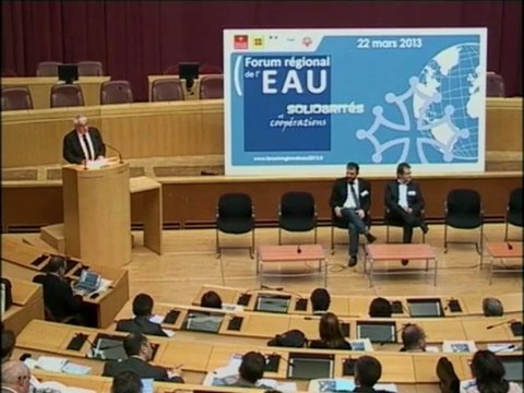 Forum régional de l'eau, Ouverture de la journée par Martin Malvy, Président de la Région Midi-Pyrénées