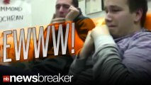Guys Freak Out Watching Video Of Live Birth | NewsBreaker | OraTV