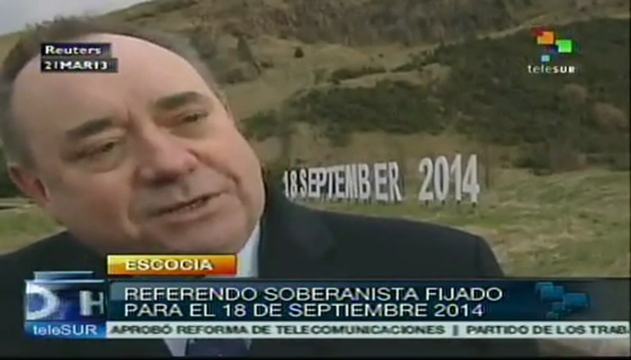 Fijan fecha para referendo soberanista en Escocia