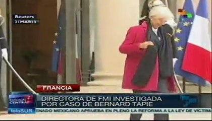 Lagarde reanuda actividades en sede del FMI en Washington