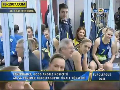 Fenerbahçe 68-56 Good Angels Kosice (Kutlamalar) Aziz Yıldırım - Ali Koç FB TV