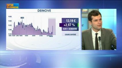 Deinove réduit ses pertes en 2012 : Emmanuel Petiot dans Intégrale Bourse - 22 mars