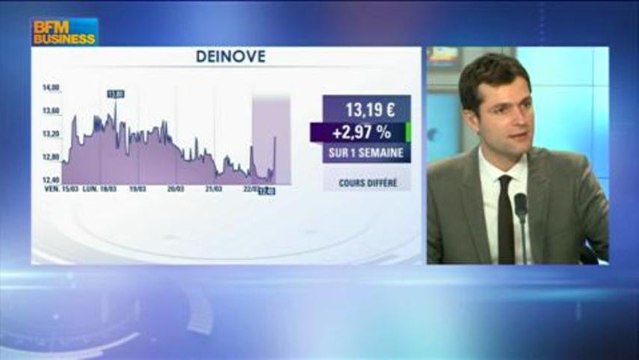 Deinove réduit ses pertes en 2012 : Emmanuel Petiot dans Intégrale Bourse - 22 mars