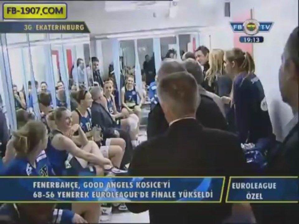 1-2-3 FENERBAHÇE! AZİZ YILDIRIM - ALİ KOÇ Fenerbahçe 68-56 Good Angels Kosice