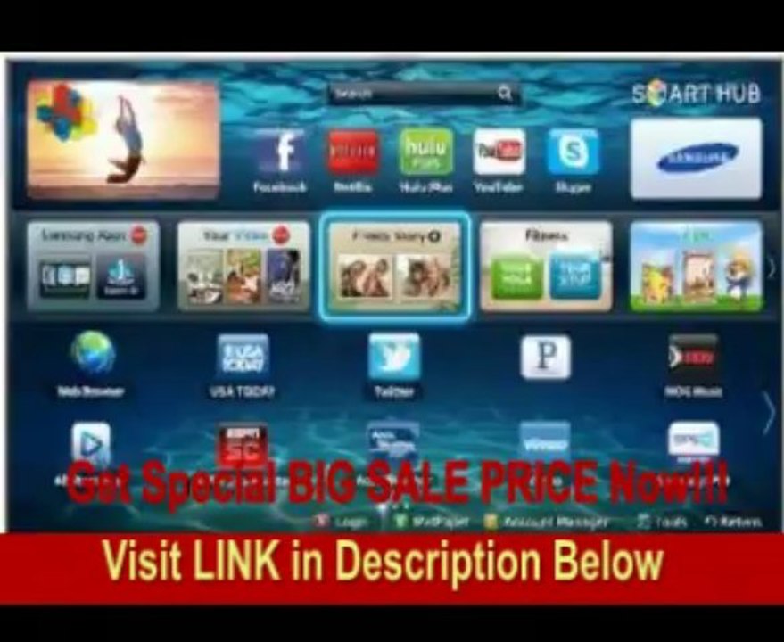 [SPECIAL DISCOUNT] Samsung UN55ES8000 55-Inch 1080p 240Hz 3D Slim LED HDTV (Silver)