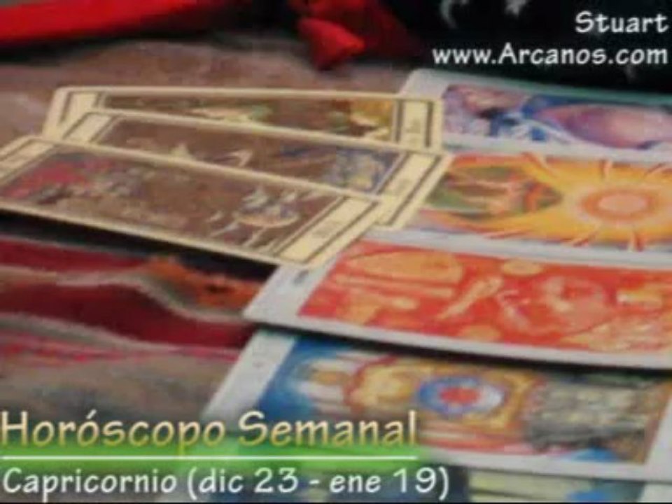 Horoscopo Capricornio de 26 de agosto al 1 de setiembre 2007