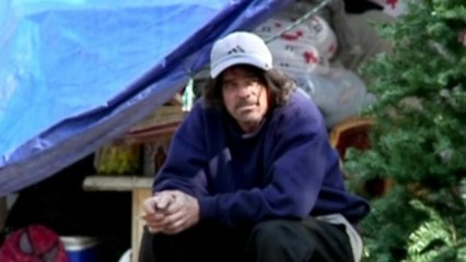 Jobless turn to "tent city" in New Jersey for refuge